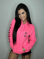 Bad Girl Neon Pink Hoodie